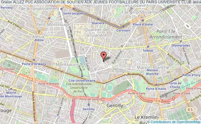 ALLEZ PUC ASSOCIATION DE SOUTIEN AUX JEUNES FOOTBALLEURS DU PARIS UNIVERSITE CLUB