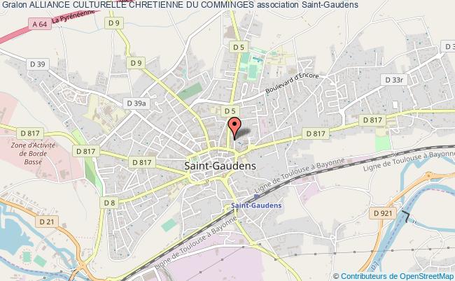 plan association Alliance Culturelle Chretienne Du Comminges Saint-Gaudens