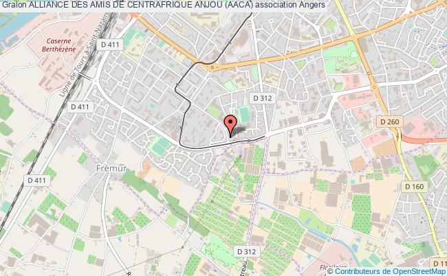 plan association Alliance Des Amis De Centrafrique Anjou (aaca) Angers