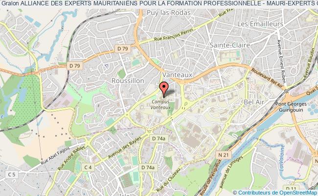 plan association Alliance Des Experts Mauritaniens Pour La Formation Professionnelle - Mauri-experts CoopÉration Limoges