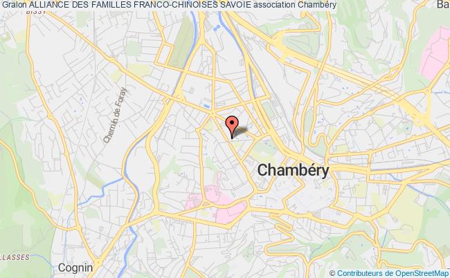 plan association Alliance Des Familles Franco-chinoises Savoie Chambéry