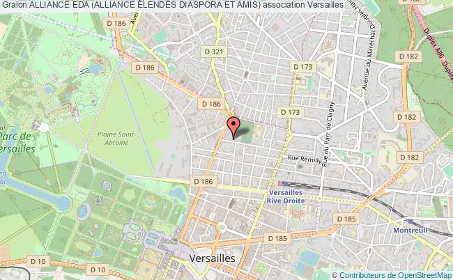 plan association Alliance Eda (alliance ElendÉs Diaspora Et Amis) Versailles