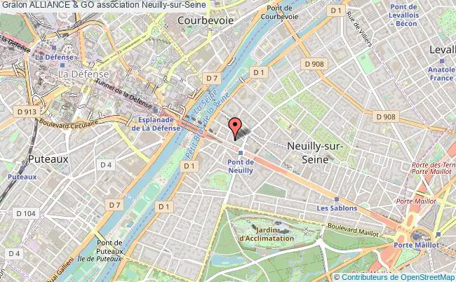 plan association Alliance & Go Neuilly-sur-Seine