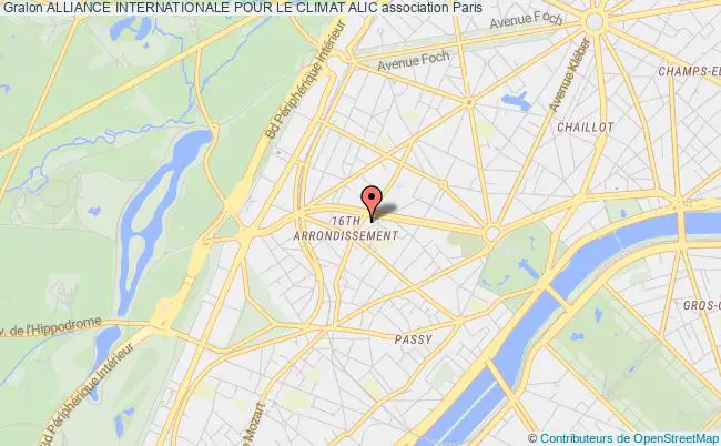 plan association Alliance Internationale Pour Le Climat Alic Paris
