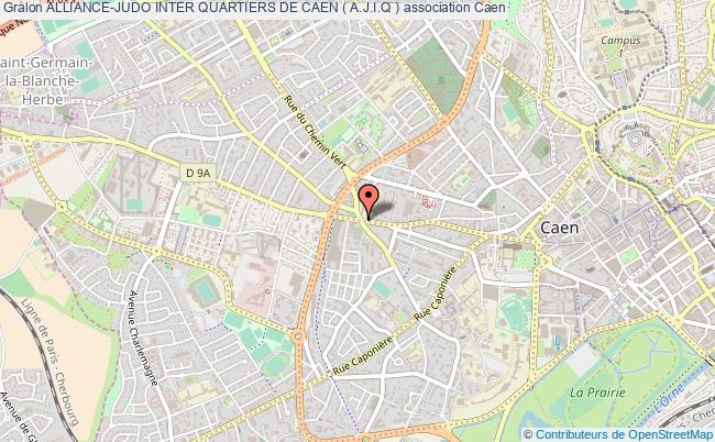 plan association Alliance-judo Inter Quartiers De Caen ( A.j.i.q ) Caen