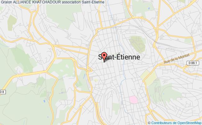 plan association Alliance Khatchadour Saint-Étienne