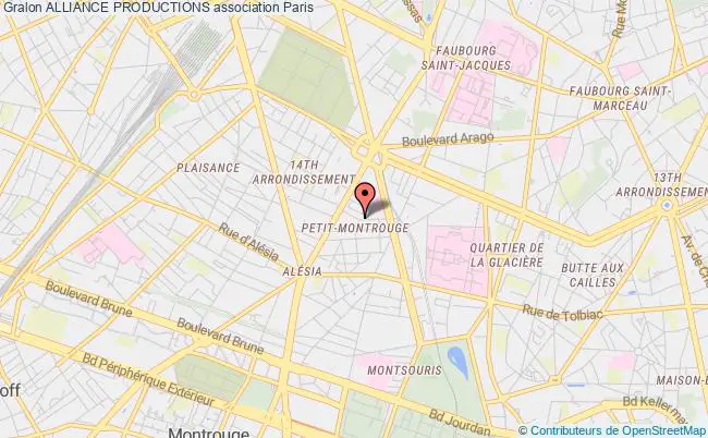 plan association Alliance Productions Paris