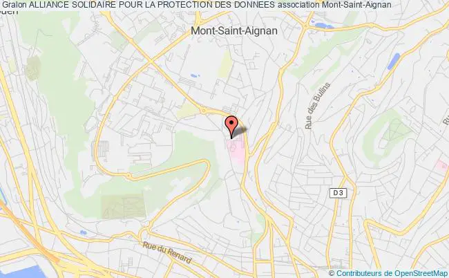 plan association Alliance Solidaire Pour La Protection Des Donnees Mont-Saint-Aignan