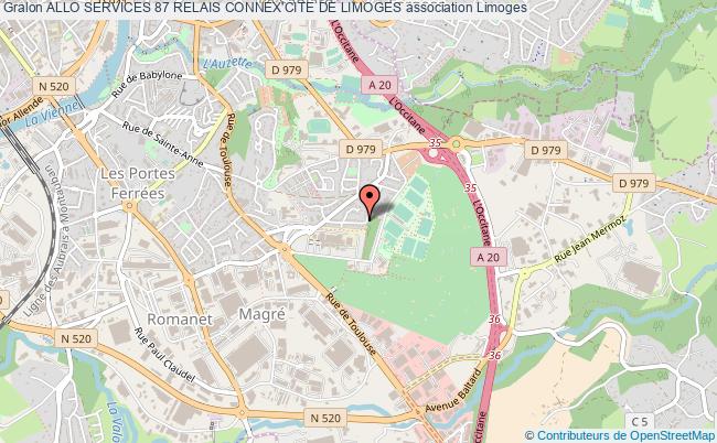 plan association Allo Services 87 Relais Connex'cite De Limoges Limoges