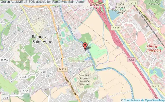 plan association Allume Le Son Ramonville-Saint-Agne