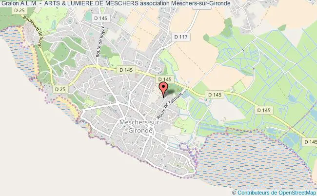 plan association A.l.m. -  Arts & Lumiere De Meschers Meschers-sur-Gironde