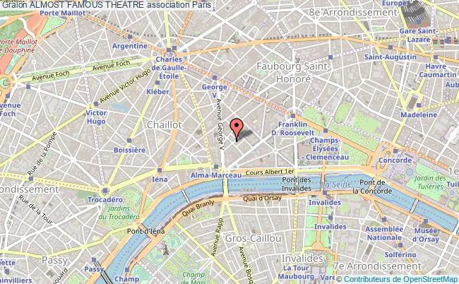 plan association Almost Famous Theatre Paris