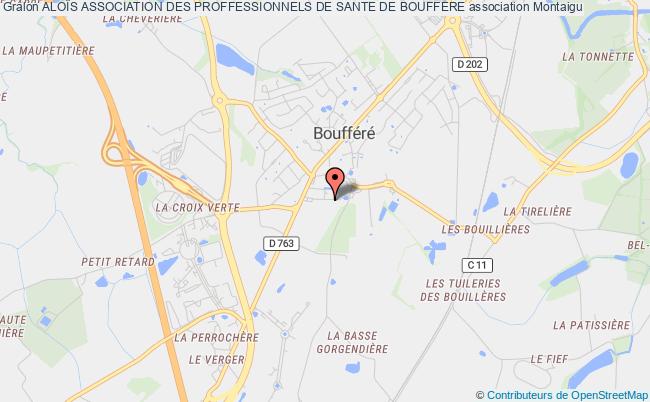 plan association AloÏs Association Des Proffessionnels De Sante De Bouffere Montaigu-Vendée