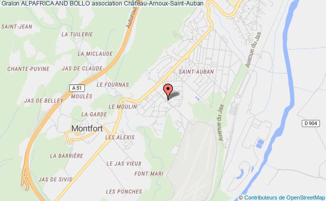 plan association Alpafrica And Bollo Château-Arnoux-Saint-Auban