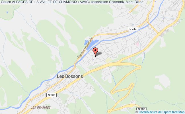 plan association Alpages De La Vallee De Chamonix (aavc) Chamonix-Mont-Blanc