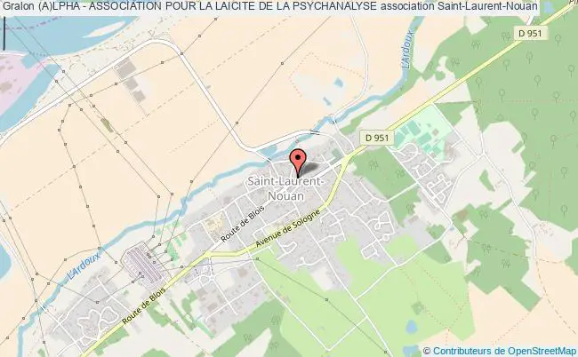 plan association (a)lpha - Association Pour La Laicite De La Psychanalyse Saint-Laurent-Nouan