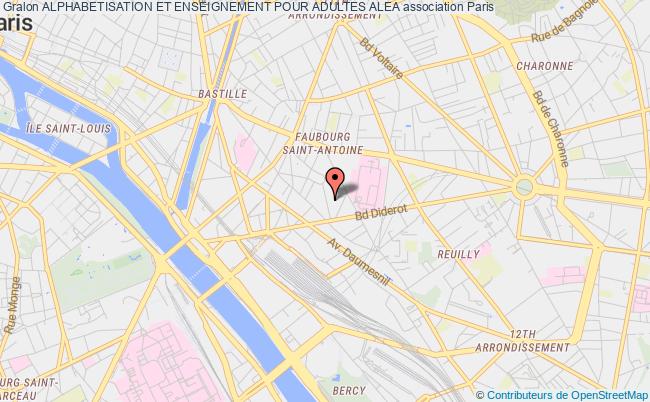 plan association Alphabetisation Et Enseignement Pour Adultes Alea Paris