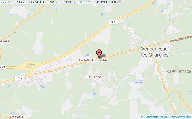 plan association Alsoni Conseil Elevage Vendenesse-lès-Charolles