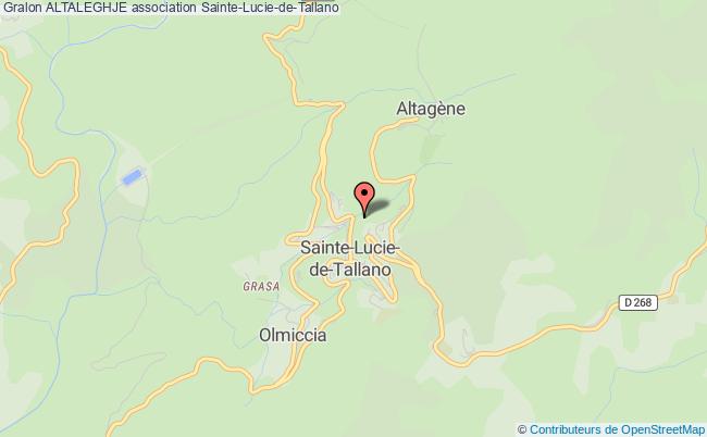 plan association Altaleghje Sainte-Lucie-de-Tallano
