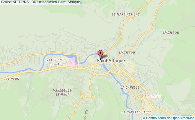 plan association Alterna ' Bio Saint-Affrique