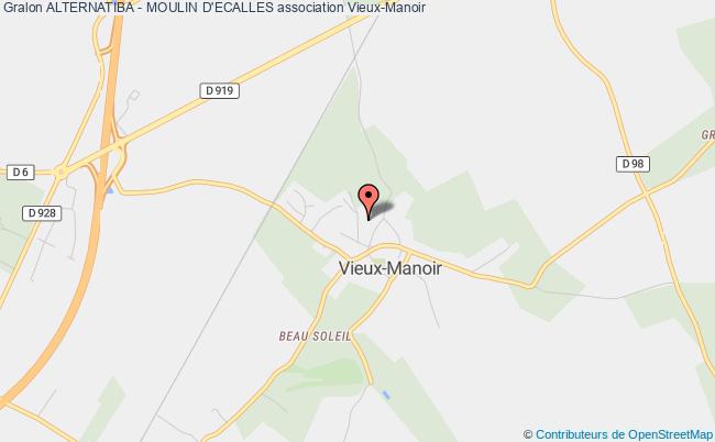 plan association Alternatiba - Moulin D'ecalles Vieux-Manoir