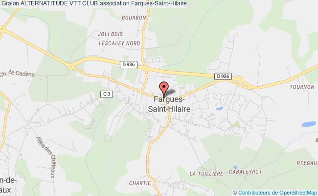 plan association Alternatitude Vtt Club Fargues-Saint-Hilaire