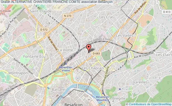 plan association Alternative Chantiers Franche Comte Besançon