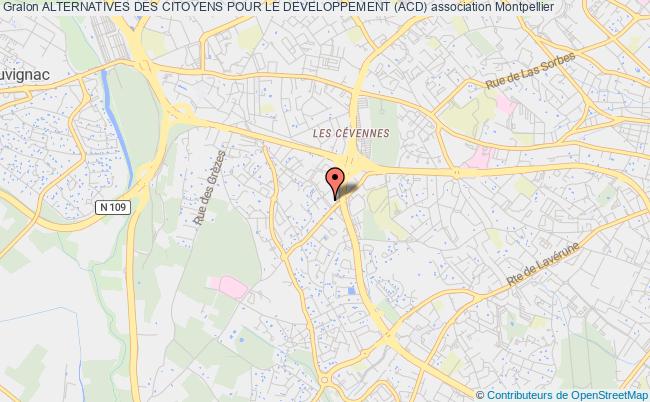 plan association Alternatives Des Citoyens Pour Le Developpement (acd) Montpellier