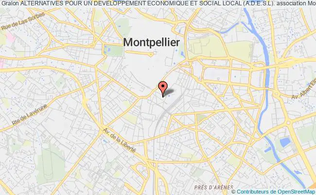 plan association Alternatives Pour Un Developpement Economique Et Social Local (a.d.e.s.l). Montpellier