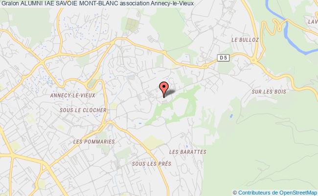 plan association Alumni Iae Savoie Mont-blanc Annecy-le-Vieux