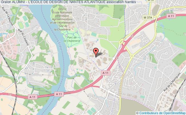 plan association Alumni - L'ecole De Design De Nantes Atlantique Nantes Cedex