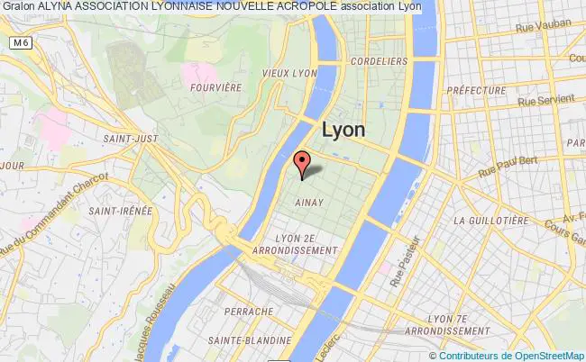 plan association Alyna Association Lyonnaise Nouvelle Acropole Lyon