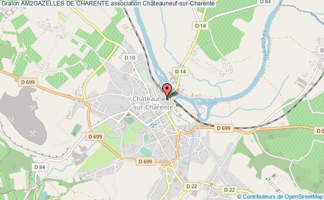 plan association Am2gazelles De Charente Châteauneuf-sur-Charente