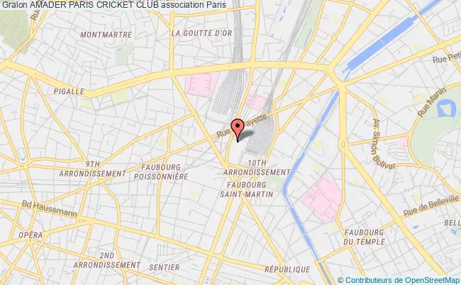 plan association Amader Paris Cricket Club PARIS