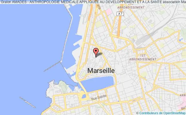 plan association Amades - Anthropologie Medicale Appliquee Au Developpement Et A La Sante Marseille