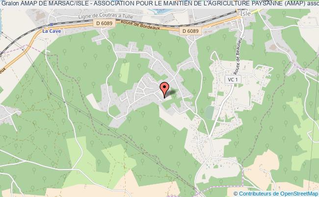 plan association Amap De Marsac/isle - Association Pour Le Maintien De L'agriculture Paysanne (amap) Marsac-sur-l'Isle