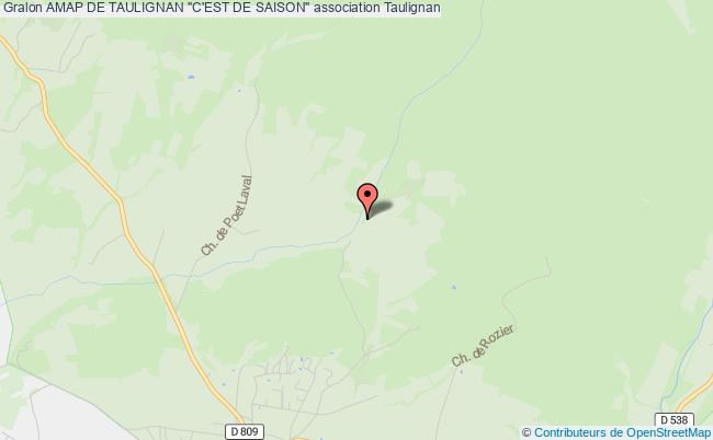 AMAP DE TAULIGNAN "C'EST DE SAISON"