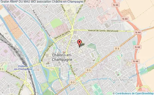 plan association Amap Du Mau Bio Châlons-en-Champagne