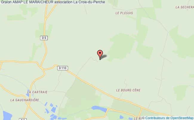 plan association Amap Le Maraicheur Croix-du-Perche