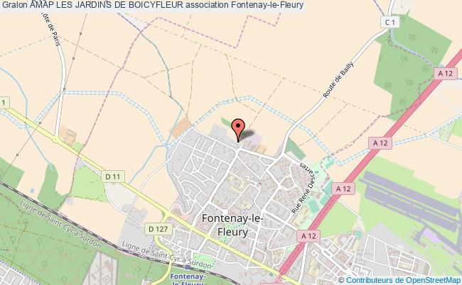plan association Amap Les Jardins De Boicyfleur Fontenay-le-Fleury