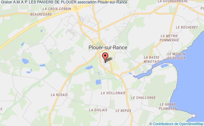 plan association A.m.a.p. Les Paniers De Plouer Plouër-sur-Rance