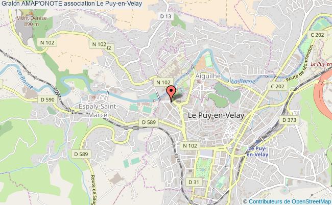 plan association Amap'onote Le    Puy-en-Velay