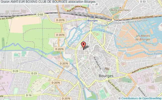 plan association Amateur Boxing Club De Bourges Bourges