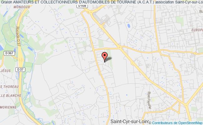 plan association Amateurs Et Collectionneurs D'automobiles De Touraine (a.c.a.t.) Saint-Cyr-sur-Loire