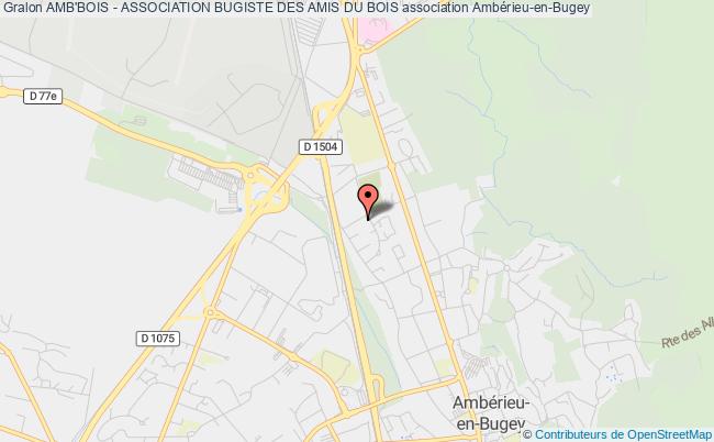 plan association Amb'bois - Association Bugiste Des Amis Du Bois Ambérieu-en-Bugey