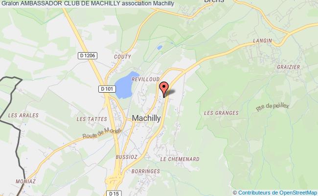 plan association Ambassador Club De Machilly Machilly