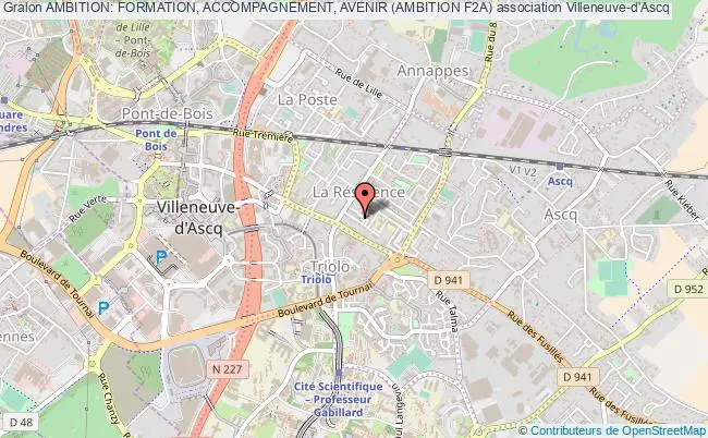 plan association Ambition: Formation, Accompagnement, Avenir (ambition F2a) Villeneuve-d'Ascq