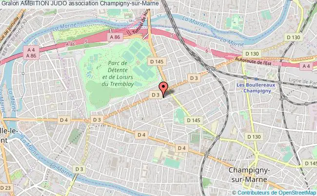 plan association Ambition Judo Champigny-sur-Marne