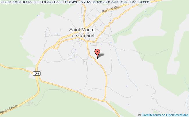 plan association Ambitions Écologiques Et Sociales 2022 Saint-Marcel-de-Careiret