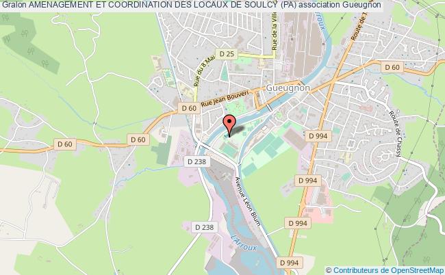 plan association Amenagement Et Coordination Des Locaux De Soulcy (pa) Gueugnon